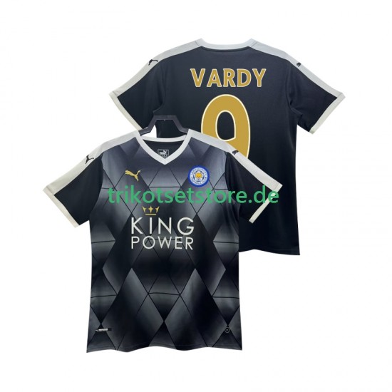 Leicester City VARDY 9 Retro 2014 2015 Herren Trikot Auswärts Kurzarm