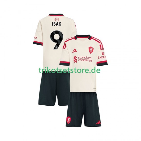 Liverpool ISAK 9 2025-2026 Kinder Trikotset Auswärts Kurzarm