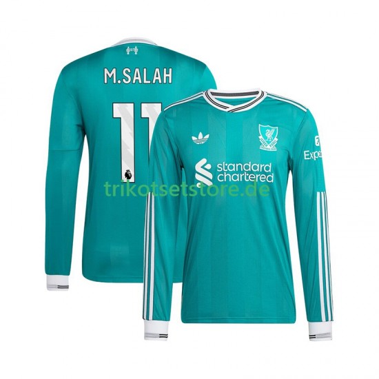 Liverpool Mohamed Salah 11 2025-2026 Herren Trikot Ausweich Langarm