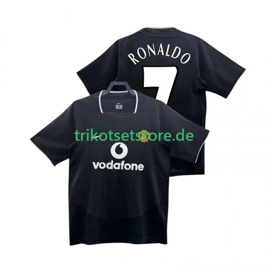 Manchester United RONALDO 7 Retro 2002 2004 Herren Trikot Auswärts Kurzarm