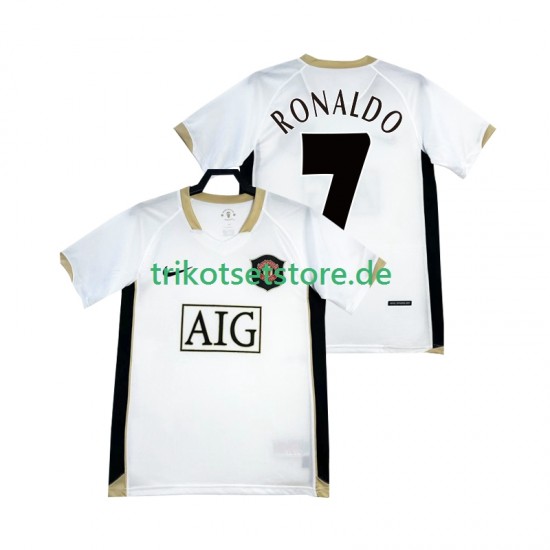 Manchester United RONALDO 7 Retro 2006-2007 Herren Trikot Auswärts Kurzarm