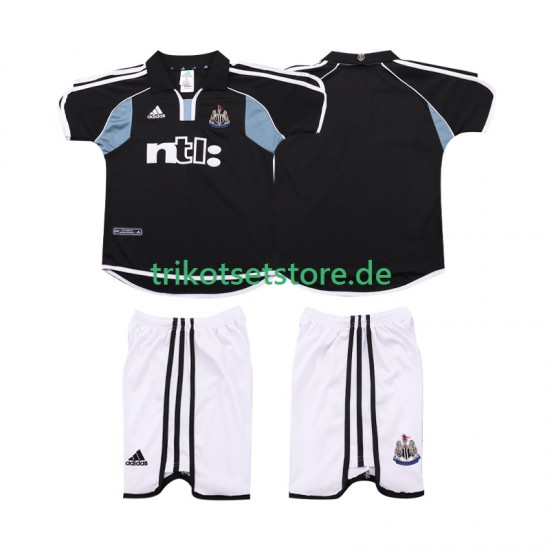 Newcastle United Retro 2000 2001 Kinder Trikotset Auswärts Kurzarm