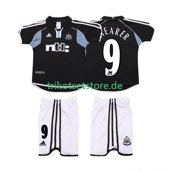 Newcastle United SHEARER 9 Retro 2000 2001 Kinder Trikotset Auswärts Kurzarm
