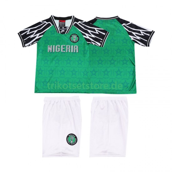 Nigeria Retro 1995 Kinder Trikotset Heim Kurzarm