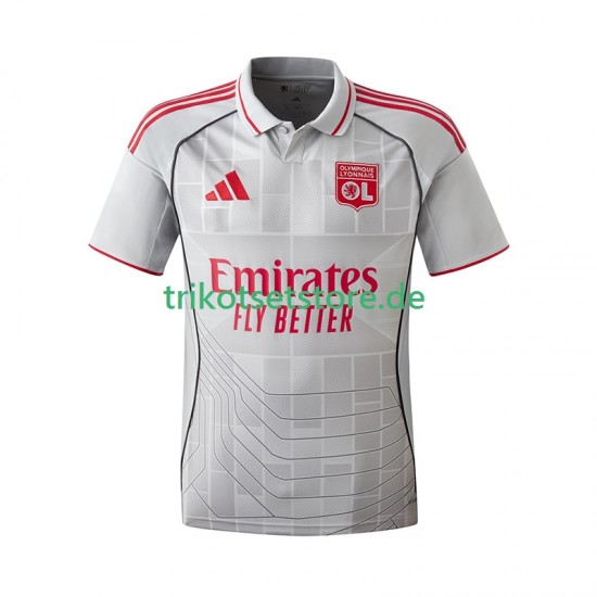Olympique Lyon 2025-2026 Herren Trikot Ausweich Kurzarm