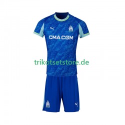 Olympique Marseille 2025-2026 Kinder Trikotset Ausweich Kurzarm