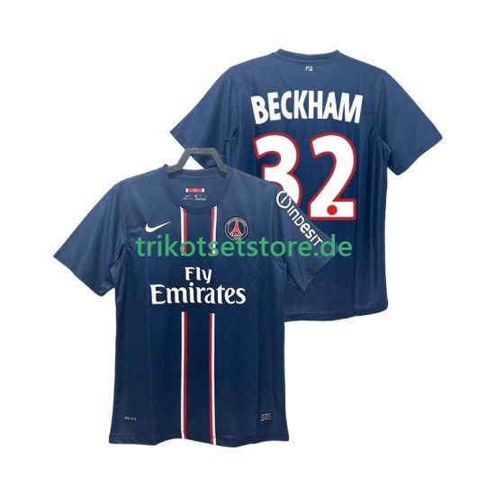 Paris Saint-Germain BECKHAM 32 Retro 2012 2013 Herren Trikot Heim Kurzarm