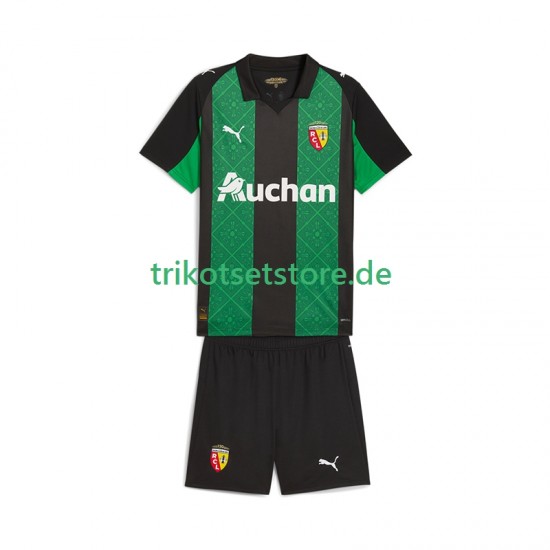 RC Lens 2025-2026 Kinder Trikotset Auswärts Kurzarm