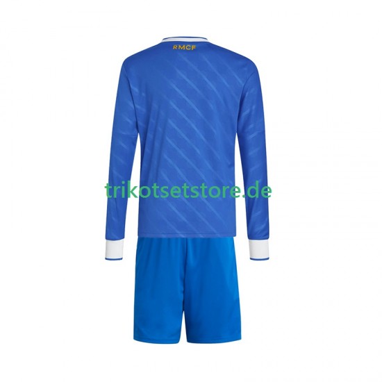 Real Madrid 2025-2026 Kinder Trikotset Ausweich Langarm