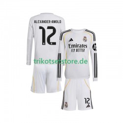 Real Madrid Trent Alexander-Arnold 12 2025-2026 Kinder Trikotset Heim Langarm