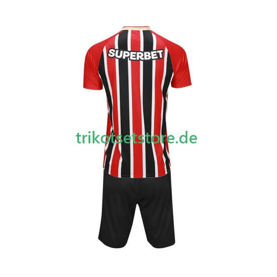 Sao Paulo 2025-2026 Kinder Trikotset Auswärts Kurzarm