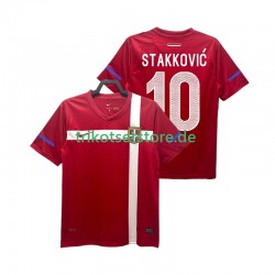 Serbien STAKKOVIC 10 Retro 2010 Herren Trikot Heim Kurzarm
