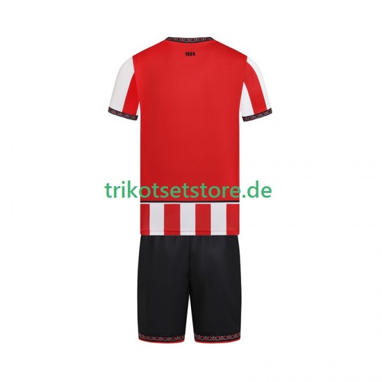 Sheffield United 2025-2026 Kinder Trikotset Heim Kurzarm