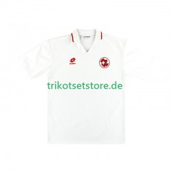 Schweiz Retro 1994 Herren Trikot Auswärts Kurzarm
