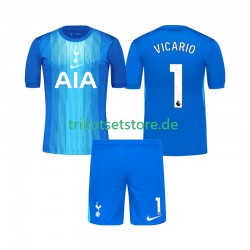 Tottenham Hotspur Torwart Guglielmo Vicario 1 2025-2026 Kinder Trikotset Auswärts Kurzarm