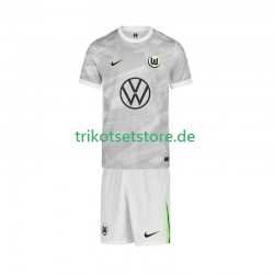 VfL Wolfsburg 2025-2026 Kinder Trikotset Auswärts Kurzarm