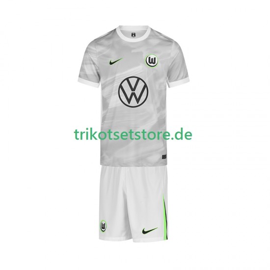 VfL Wolfsburg 2025-2026 Kinder Trikotset Auswärts Kurzarm