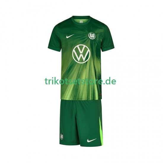 VfL Wolfsburg 2025-2026 Kinder Trikotset Heim Kurzarm