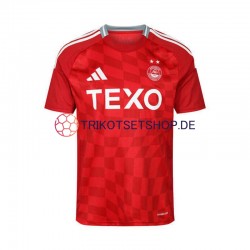 Aberdeen 2024-2025 Herren Trikot Heim Rot Kurzarm