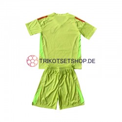 Argentinien Torwart 2024 Kinder Trikotset Auswärts Kurzarm