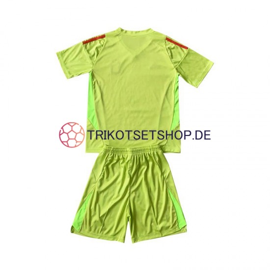 Argentinien Torwart 2024 Kinder Trikotset Auswärts Kurzarm