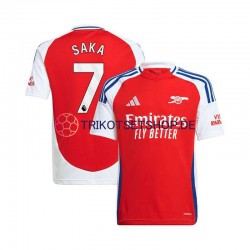 Arsenal Bukayo Saka 7 2024-2025 Herren Trikot Heim Rot Kurzarm