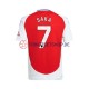 Arsenal Bukayo Saka 7 2024-2025 Herren Trikot Heim Rot Kurzarm