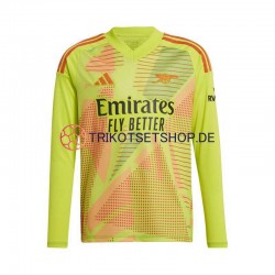 Arsenal Torwart 2024-2025 Herren Trikot Heim Gelb Langarm