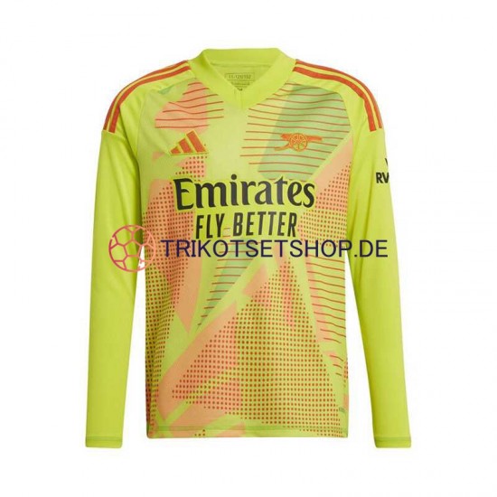 Arsenal Torwart 2024-2025 Herren Trikot Heim Gelb Langarm