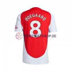 Arsenal Martin Odegaard 8 2024-2025 Herren Trikot Heim Rot Kurzarm