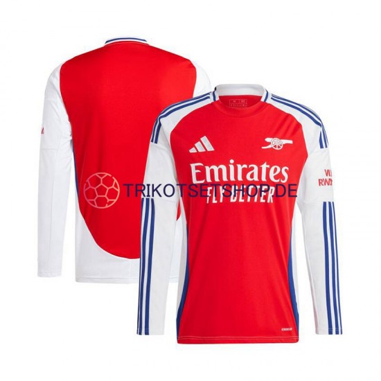 Arsenal 2024-2025 Herren Trikot Heim Rot Langarm