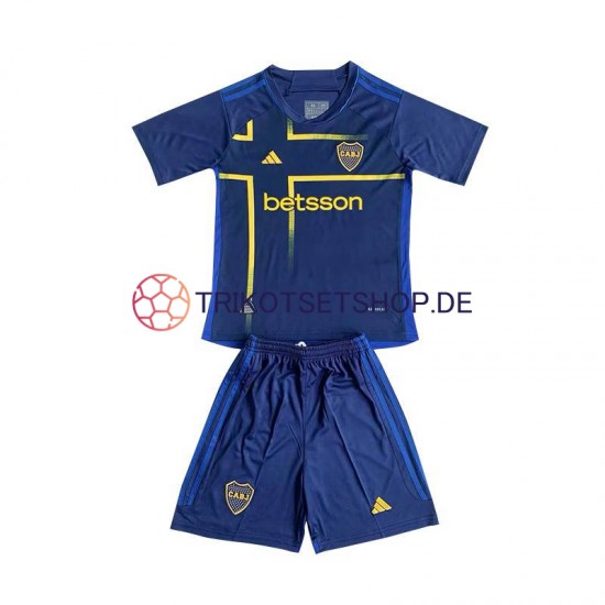 Boca Juniors 2024 Kinder Trikotset Ausweich Kurzarm