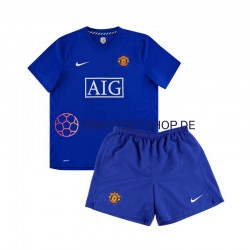 Manchester United Retro 2008 Kinder Trikotset Auswärts Kurzarm