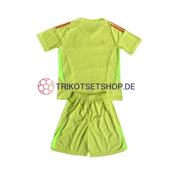 Mexiko Torwart 2024 Kinder Trikotset Auswärts Kurzarm