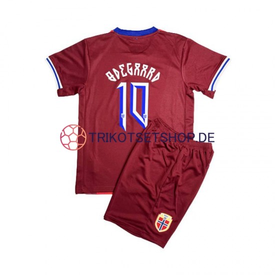 Norwegen Martin Odegaard 8 2024 Kinder Trikotset Heim Kurzarm