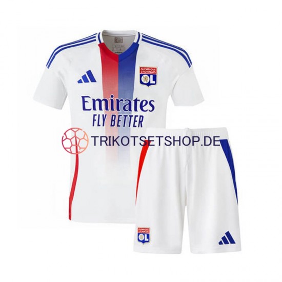 Olympique Lyon 2024-2025 Kinder Trikotset Heim Kurzarm
