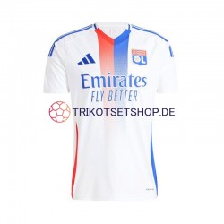 Olympique Lyon 2024-2025 Herren Trikot Heim Weiß Kurzarm