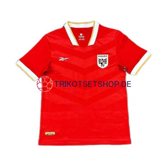 Panama 2024 Herren Trikot Heim Rot Kurzarm