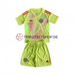 Schottland Torwart Euro 2024 Kinder Trikotset Heim Kurzarm