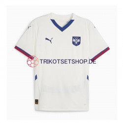 Serbien 2024-2025 Herren Trikot Auswärts Kurzarm