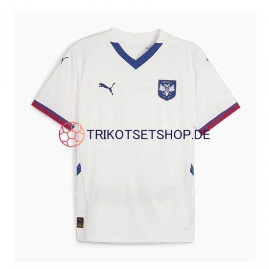 Serbien 2024-2025 Herren Trikot Auswärts Kurzarm