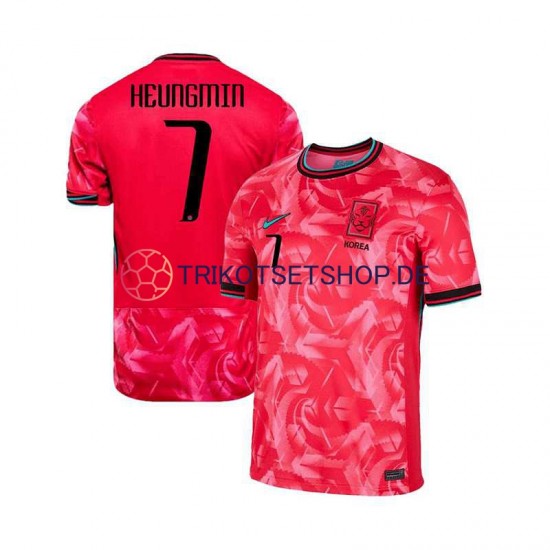 Südkorea Heungmin 7 2024 Herren Trikot Heim Kurzarm