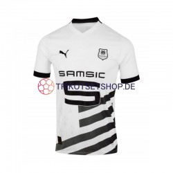 Stade Rennes 2023-2024 Herren Trikot Auswärts Weiß Kurzarm