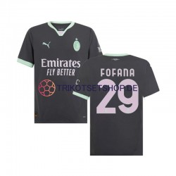 AC Mailand Fofana 29 2024-2025 Herren Trikot Ausweich Kurzarm