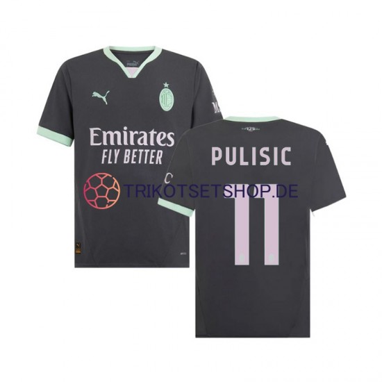 AC Mailand Pulisic 11 2024-2025 Herren Trikot Ausweich Kurzarm