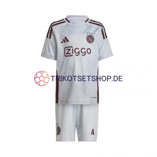 Ajax Amsterdam 2024-2025 Kinder Trikotset Ausweich Kurzarm
