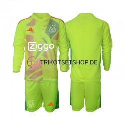 Ajax Amsterdam Torwart 2024-2025 Kinder Trikotset Ausweich Langarm