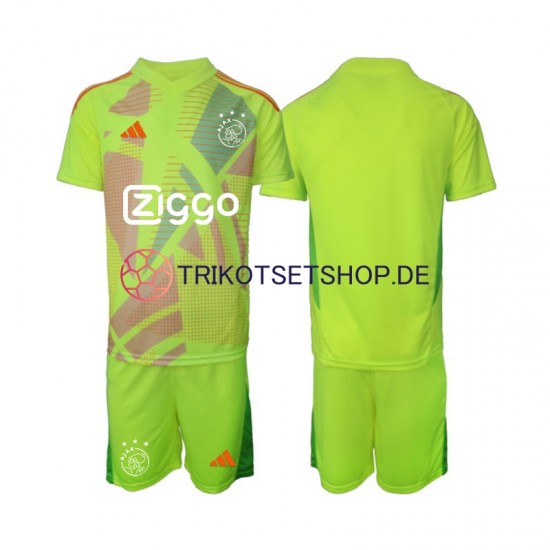 Ajax Amsterdam Torwart 2024-2025 Kinder Trikotset Ausweich Kurzarm