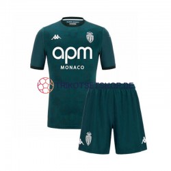 AS Monaco 2024-2025 Kinder Trikotset Auswärts Kurzarm