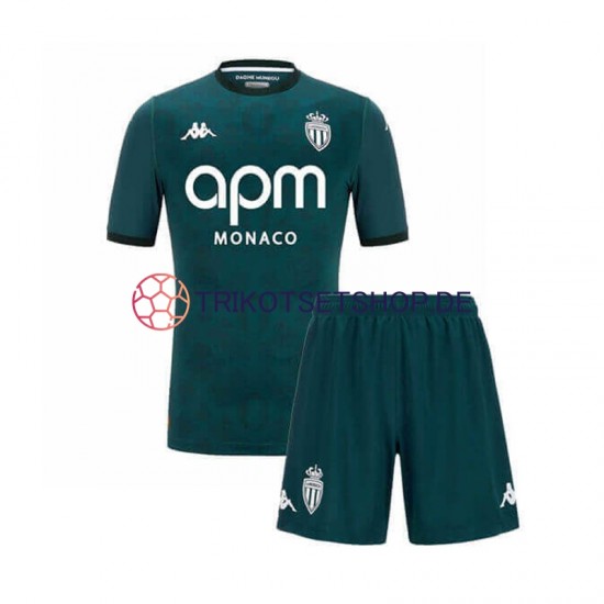 AS Monaco 2024-2025 Kinder Trikotset Auswärts Kurzarm